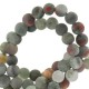 Naturstein Perlen 8mm Matte Africa fancy jasper